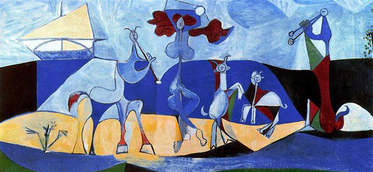 Pablo Picasso Painting Lust For Life Pastorale La Joie De Vivre